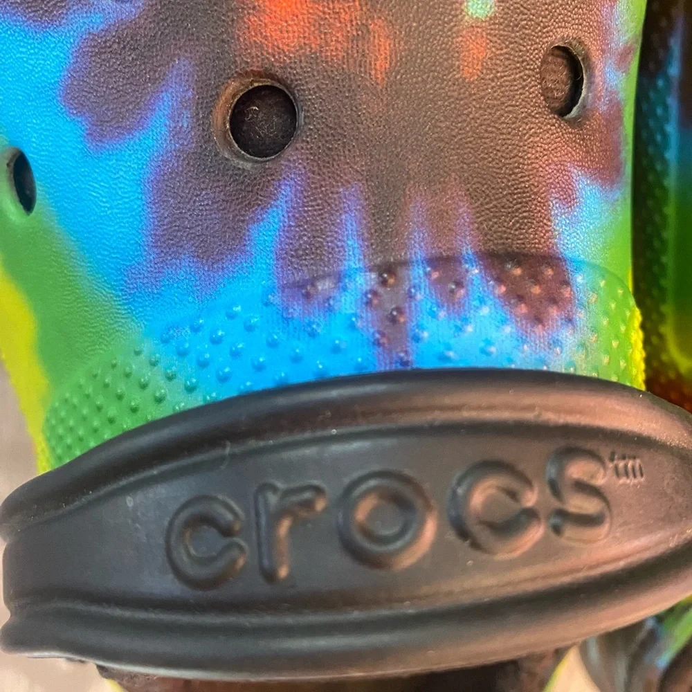 CROCS Classic‎ lined Tie-Dye Clogs men’s 9 women’s 11
